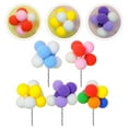 thumbnail image 3 of Dytern Balloon 5pcs Balloon Cake Topper Wedding Birthday Cake Decoration Dessert Cupcake Topper, 3 of 9