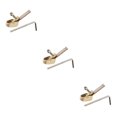 thumbnail image 2 of Thinsony Vintage Brass Violin Making Tool Woodworking Plane Authentic Craftsmanship Gold XXS 3PCS, 2 of 6
