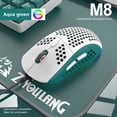 thumbnail image 4 of Ratón Para Juegos Con Cable Ratón para juegos con cable M8 Cómodo mouse retroiluminado para oficina en casa (verde), 4 of 5