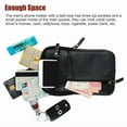 thumbnail image 6 of Men Leather Cell Phone Loop Belt Bag Waist Holster Pack Shoulder Pouch Crossbody, 6 of 6