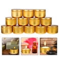 thumbnail image 4 of 12PCS Candle Tin Travel Tins Round Metal Tins Candle Containers Candle Jars 50ml, 4 of 9