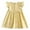 Yellow, variant on REDARER Girls Plaid Flutter Sleeve Dress, Checkered Summer Casual Dress for Toddlers & Kids,5-6 Years