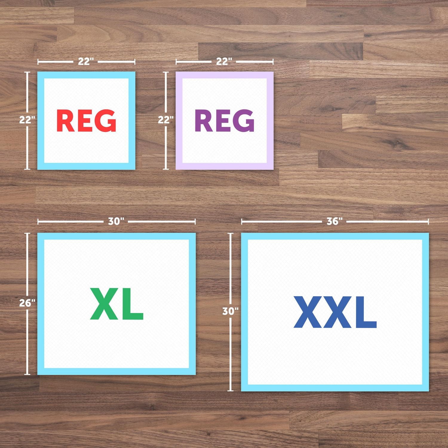 Tapis d’entraînement très  Vibrant Lif– 'L (56*56cm)' Plusieurs tailles d'emballage disponibles