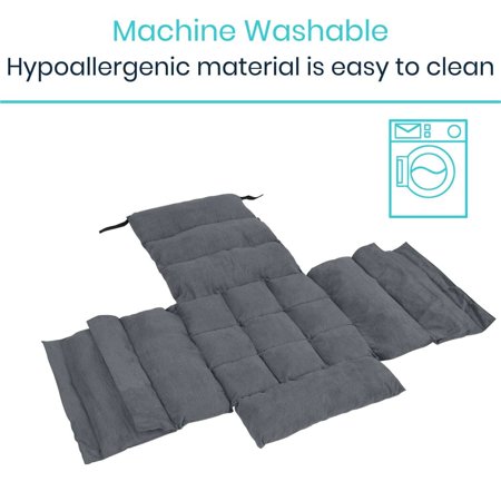 Vive Wheelchair Seat Cushion - Comfortable Back Pressure, Pain Relief - for Desk, Office, Car, Gaming Chair