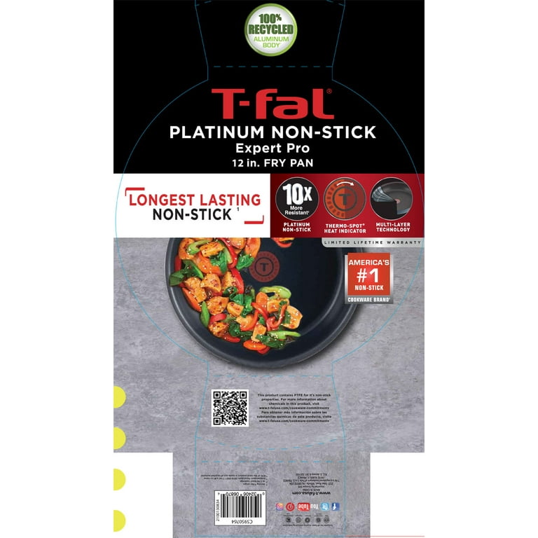 T-FAL T-fal Endurance Platinum Non-Stick Collection, 12 inch