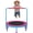 Fuchsia, variant on Cochan 36inch Mini Trampoline for Kids, 3FT Small Indoor Trampoline with Handlebar Ages 1-6, Foldable Kids Trampoline for Toddlers, Brithday Gift for Boy and Girl