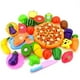 thumbnail image 1 of Juego de 24 juguetes de cocina de plástico para niños, para cortar verduras y frutas., 1 of 6
