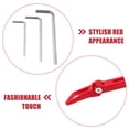 thumbnail image 3 of OHOIOLLA 1Par Protector Para Manillar De Motocicleta En Aleación De Aluminio Rojo Para Off Road, 3 of 7
