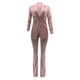 thumbnail image 5 of Traje de dos piezas de oficina de traje de color sólido delgado informal de moda para mujer Wmkox8yi bvn2159, 5 of 6