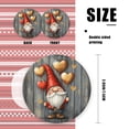 thumbnail image 2 of Cute Valentine Gnome - Christmas Ornament Xmas Keepsake Ceramic Ornaments Holiday Decorations for Tree Christmas Gift Ideas 2.95in, 2 of 6