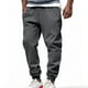 thumbnail image 1 of Pantalones largos para hombre, informales, a la moda, transpirables, con cordón elástico en la cintura y bolsillos, con elástico en los pies, de rayón., 1 of 9