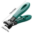 thumbnail image 2 of Fiudx Cortaúñas de Alta Resistencia para Manicura, Cortaúñas Fácil de Usar, Recogedor Integrado, Soporte con Cierre Seguro, Cuidado de Uñas Gruesas para Personas Mayores, Tamaño Compacto Ideal para V, 2 of 2