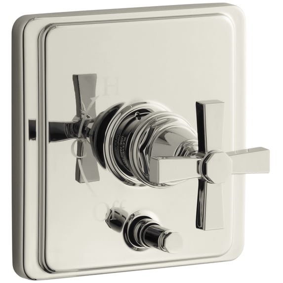 Kohler K-T98757-3A Pinstripe Pressure-Balancing Valve Trim - Nickel