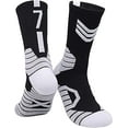 thumbnail image 4 of Elite Basketball Socks, Athletic Sports Socks with 3D Ankle Protection, Compression Cushion Socks for Men & Women, 4 of 7
