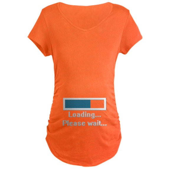 CafePress - Loading... Please Wait. Maternity Dark T Shirt - Maternity Dark T-Shirt