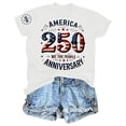 thumbnail image 4 of DHFJKG 250Th Anniversary USA Shirts For Women Short Sleeve Graphic Tees 1776-2026 United States T Shirt We The People Top, 4 of 4