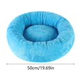 thumbnail image 3 of Cevemin All Season Universal Soft Breathable Pet Sleeping Sofa Bed Thick Plush Warm Cool Dual Purpose Foldable Anti-Slip Bottom Pet Nest For Small Medium Size Cats Dogs Indoor Daily Rest, 3 of 6
