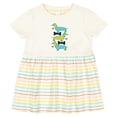 thumbnail image 3 of Inktastic Dachshund Dog Lover Polka Dot Puppies Girls Baby Dress, 3 of 5