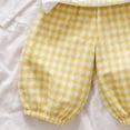 thumbnail image 5 of CAICJ98 Fall Clothes for Toddler Baby Girls 3 6 12 18 Months 2T 3T 4T 5T Girls Winter Outfits Cute Cartoon Long Sleeve Tank Tops and Pants Set 2Pcs (Yellow,18-24 Months), 5 of 5