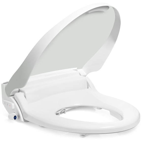 Brondell Swash Select BL97 Electronic Bidet Seat, Round White