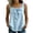 Sky Blue, variant on Womens Summer Cotton Linen Tie Front Bow Tank Top Sweetheart Neckline Sleeveless Backless Cute Cami Going Out Top Breathable Comfortable Fashion Casual Solid Color