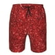 thumbnail image 3 of Fotbe Red Glitter Trajes de Baño Estampados para Hombre, Shorts de Verano de Secado Rápido, Ropa de Playa, Bañadores-Medium, 3 of 6