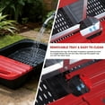 thumbnail image 6 of EuKer Nesting Box for Chicken, 3 Hole Metal Laying Box with Soft Pad and Bracket for Hens, Ducks, Rabbits, Red, 6 of 9