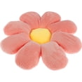thumbnail image 1 of Cojín de flores de 15 pulgadas Cojín de flores de felpa suave Cojín de piso en forma de flor de margarita Cojín de asiento lindo y cómodo Cojín de asiento decorativo para sala de estar Dormitorio Ofic, 1 of 10