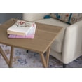 thumbnail image 3 of Linon Acacia Wood Five Piece Tray Table Set with Planked Distressed Top in Gray, 3 of 20
