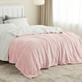 thumbnail image 6 of Sherpa Fleece Blanket King Size Pink - Thick and Warm, Soft Fuzzy Large Blanket,108x90 inches, 6 of 6