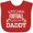 Red, variant on Inktastic Watching Football with My Daddy Boys or Girls Baby Bib