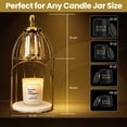 thumbnail image 2 of Candle Warmer Lamp with Timer & Dimmer Compatible with Yankee Candles, Candle Warmer for Jar Candles, Wax Melt Lamp for Home Decor & Gifts,, 2 of 8