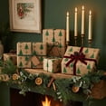 thumbnail image 5 of Double-Sided Christmas Gift Wrapping Paper Roll, 118 Inch Thick Kraft Paper, 5 of 6