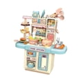 thumbnail image 2 of Juego de simulación de cocina, juguete de educación temprana, juguetes de aprendizaje de cocina, juguetes interactivos para niños pequeños, regalos de Azul Baoblaze juego de simulación de cocina, 2 of 8