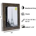 thumbnail image 4 of Kiera Grace Gray Emery Engineered Wood Wall & Tabletop Picture Frame, 4 of 6