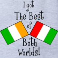 thumbnail image 2 of CafePress - Italian_Irish - Cute Infant Baby Football Bodysuit, 2 of 3