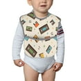 thumbnail image 6 of Kdxio Retro Vintage Tape Bibs For Babies, Baby Bibs for Eating, Toddler Bibs, Waterproof Bibs, Feeding Bibs, for Toddlers, Boys, Girls, 6 of 8