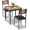 Retro color, variant on Dining Table for 2, Small Table and Chairs Set of 2, Square Dinette Set for 2, Dinner Table Set, 3 Piece Kitchen & Dining Room Sets for Small Space, Apartment (Dining Table with 2 Chairs)
