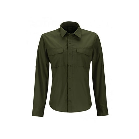 Nyco Ripstop Shirt - Propper Women's Poly Cotton Ripstop Tactical Uniform REVTAC Shirt -Long Sleeve