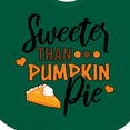 thumbnail image 4 of Inktastic Thanksgiving Sweeter Than Pumpkin Pie Boys or Girls Baby Bib, 4 of 4