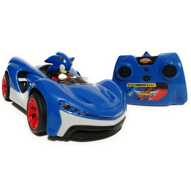 Carro de Juguete A Control Remoto Nkok Sonic Turbo Boost Azul 601