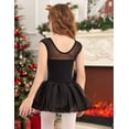 thumbnail image 3 of Oudiya Ballet Leotards for Girls Sparkly Sleeveless Mesh Dance Dress Tutu Ballerina Costume for Kids 3-11Y, 3 of 7