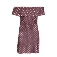 thumbnail image 6 of ZHOGXU Womens Polka Dot Print Strapless Bodycon Dresses Off Shoulder Short Sleeve Slim Fit Dresses Trendy,Outdoor, 6 of 6