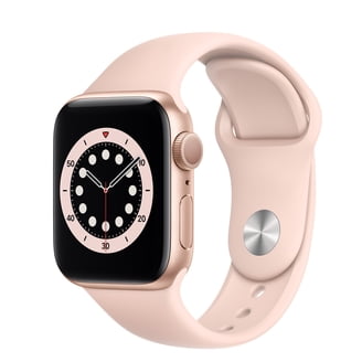 Apple Watch SE GPS, 40mm Silver Aluminum Case with White Sport
