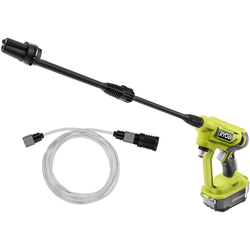 One 18 Volt 320 Psi 0 8 Gpm Cold Water Cordless Power Cleaner Tool Only By Ryobi Walmart Com Walmart Com