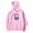 Pink, variant on Unisex Ice Cream Sandwich Graphic Long Sleeve Crewneck Hoodie Cute Casual Streetwear,XXS,Black