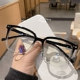 thumbnail image 1 of Gafas anti-azules con degradado, montura de gafas lisas, adelgazantes, con montura para miopía, gafas de moda, 1 of 5