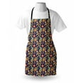 thumbnail image 4 of Paisley Apron, Colorful Illustration Floral Ornament Continuous, Unisex Kitchen Bib with Adjustable Neck for Cooking Gardening, Adult Size, Multicolor, by Ambesonne, 4 of 4