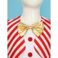 thumbnail image 5 of iiniim Girl Christmas Outfits Sequined Mrs. Santa Claus Dress with Stripes Cardigan Xmas Party Suit Red 14, 5 of 7