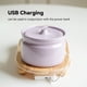 thumbnail image 5 of Fuente de agua de cerámica para gatos de 1000 ml, fuente automática para perros pequeños y medianos, dispensador de agua potable para mascotas con carga USB, 5 of 5